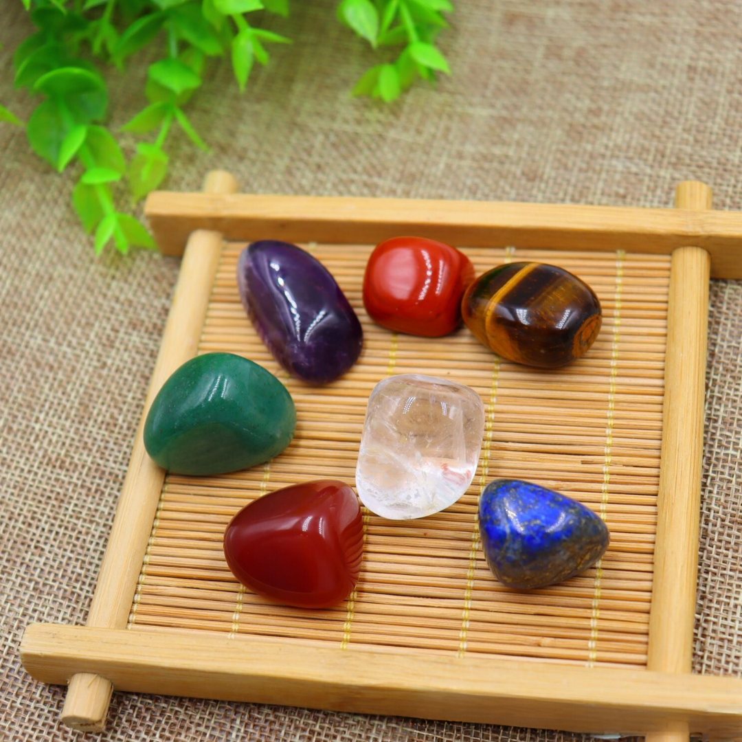 Juego de 7 Piedras de los 7 Chakras: Equilibrio y Armonía para tu Bienestar