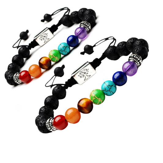 Dos Unidades Pulsera 7 Chakras