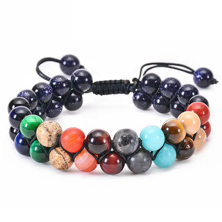 Pulsera de Sistema Solar y 7 Chakras